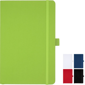 Honua RPET recycled branded notebooks from Eco Promos. Available in 5 Colours